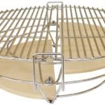 2 Zone Grilling System with Ceramic Deflectors and Pot Holder