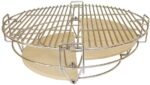 2 Zone Grilling System with Ceramic Deflectors and Pot Holder