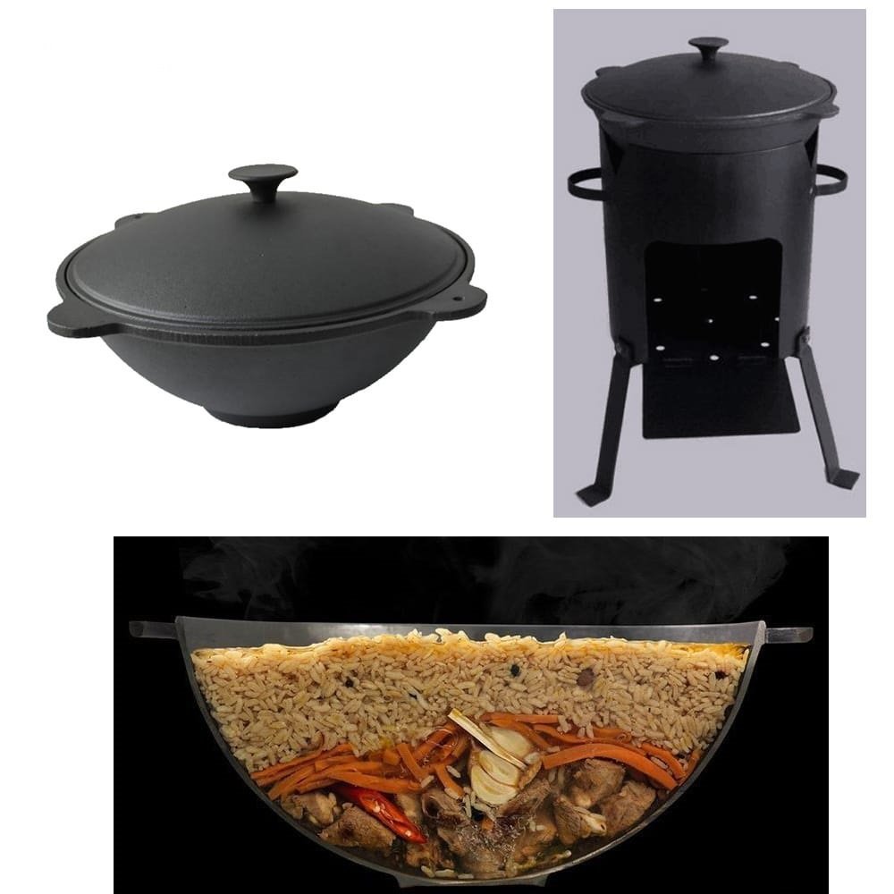 image0-6.jpeg Kazah Pot 20L and stove - Image 1
